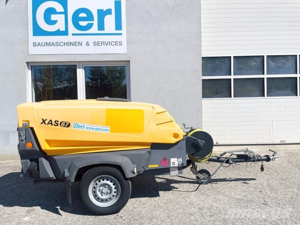 Atlas Copco XAS67 Kompresoriai