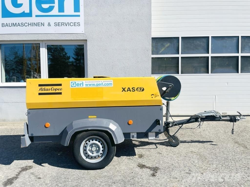 Atlas Copco XAS67 DDG Kompresoriai