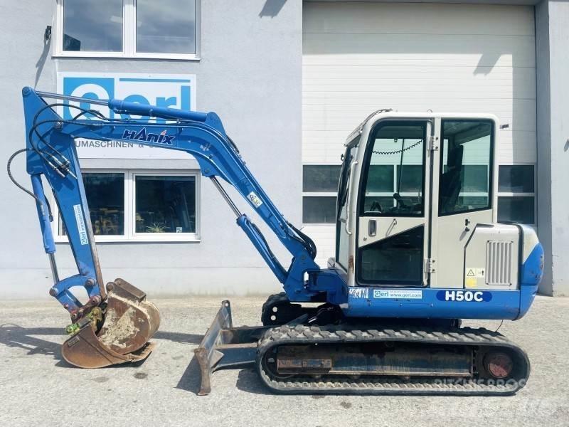 Hanix H50C Mini ekskavatoriai < 7 t