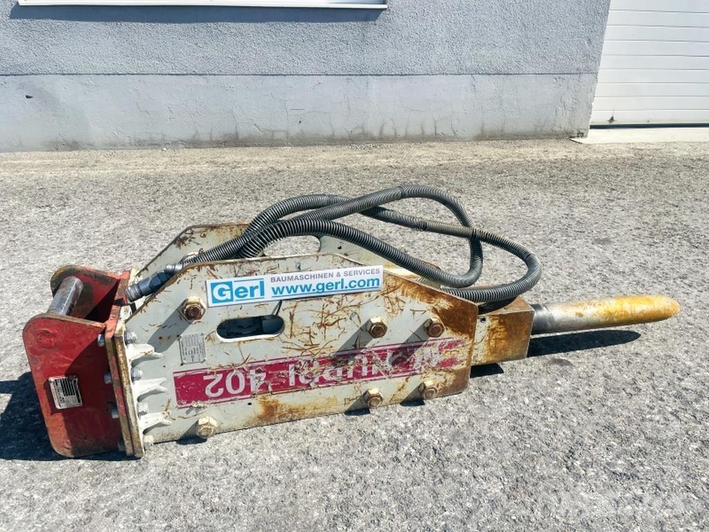  Huppi 402 Hidrauliniai krūvos plaktukai