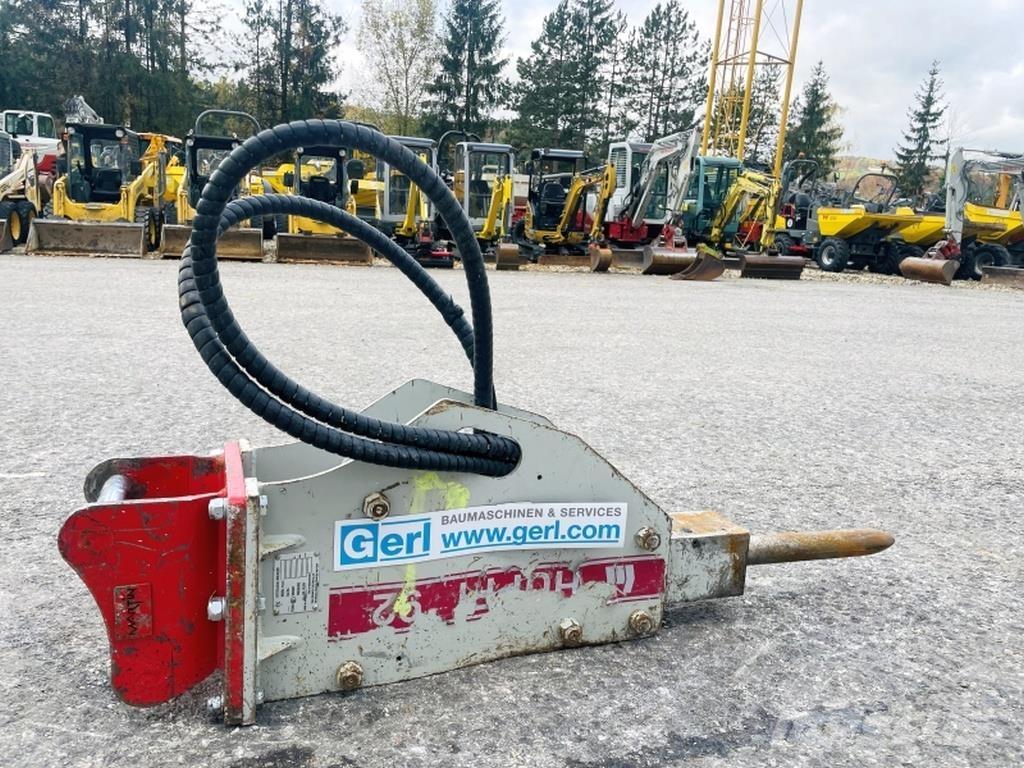  Huppi 92 Hidrauliniai krūvos plaktukai