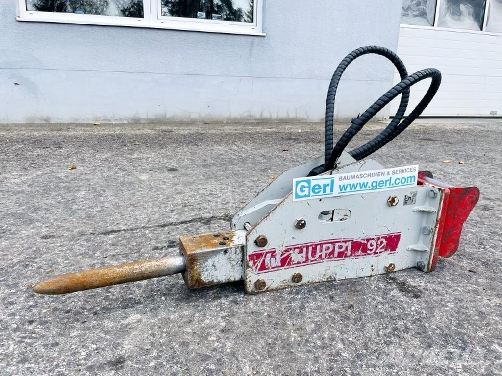  Huppi 92 Hidrauliniai krūvos plaktukai