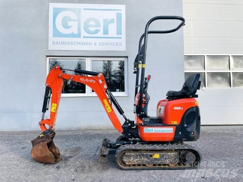 Kubota K008-3 Mini ekskavatoriai < 7 t