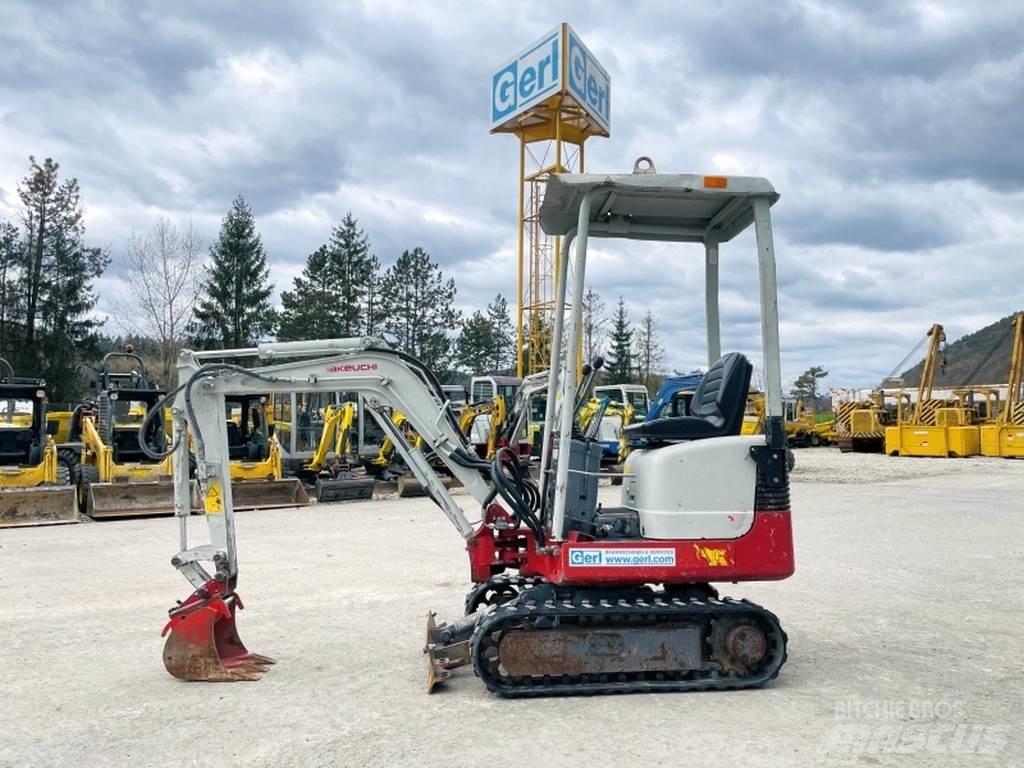 Takeuchi TB108 Mini ekskavatoriai < 7 t