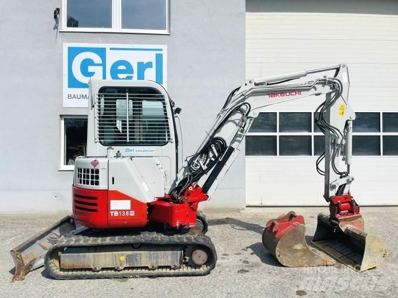 Takeuchi TB138FR Mini ekskavatoriai < 7 t