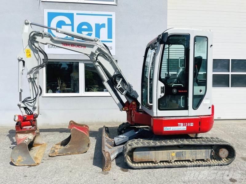 Takeuchi TB138FR Mini ekskavatoriai < 7 t