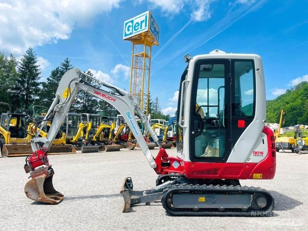 Takeuchi TB216 Mini ekskavatoriai < 7 t