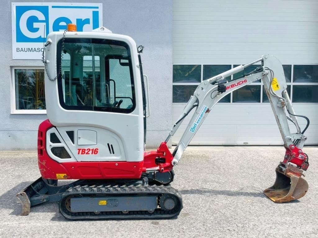 Takeuchi TB216 Mini ekskavatoriai < 7 t