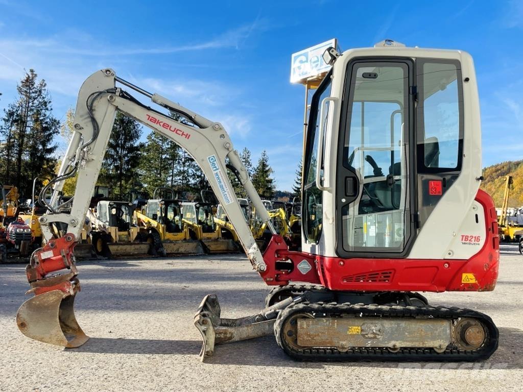 Takeuchi TB216 Mini ekskavatoriai < 7 t
