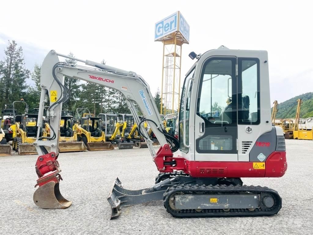 Takeuchi TB219 Mini ekskavatoriai < 7 t