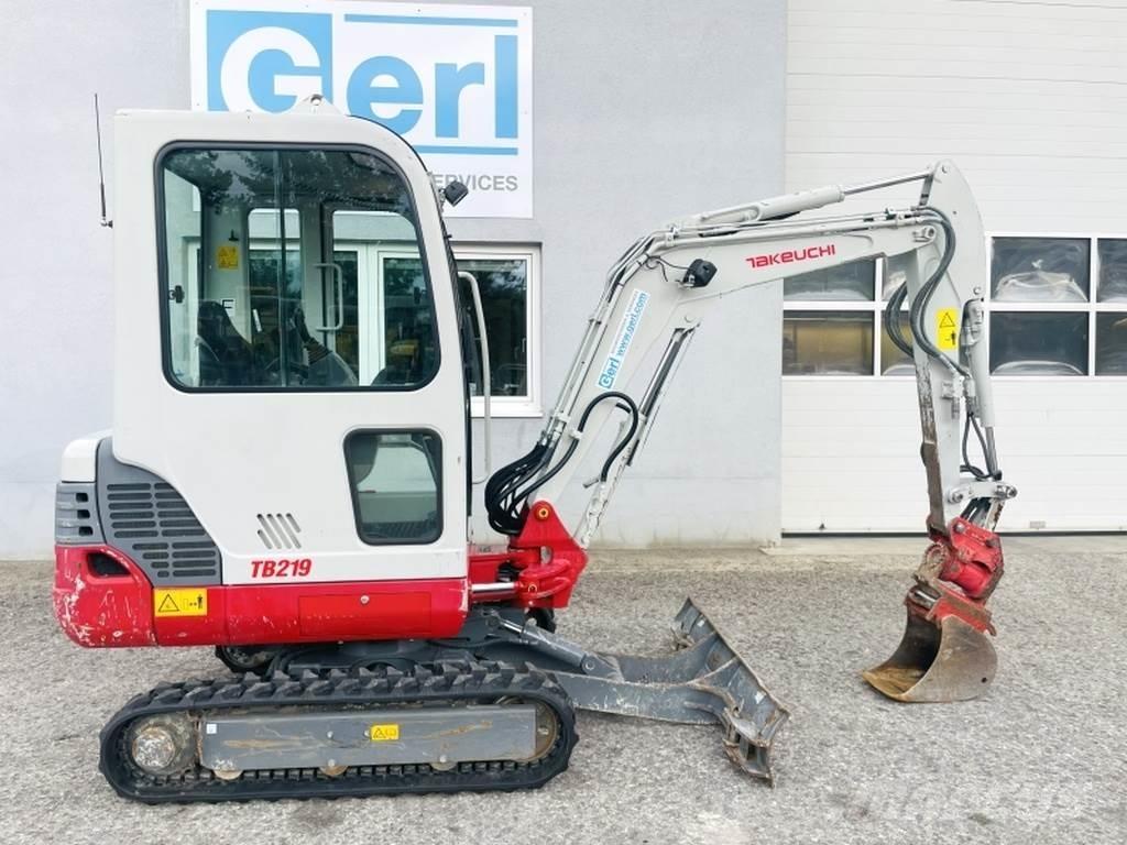 Takeuchi TB219 Mini ekskavatoriai < 7 t