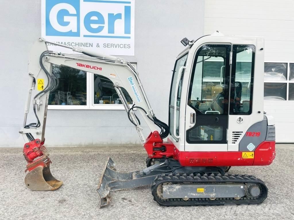 Takeuchi TB219 Mini ekskavatoriai < 7 t