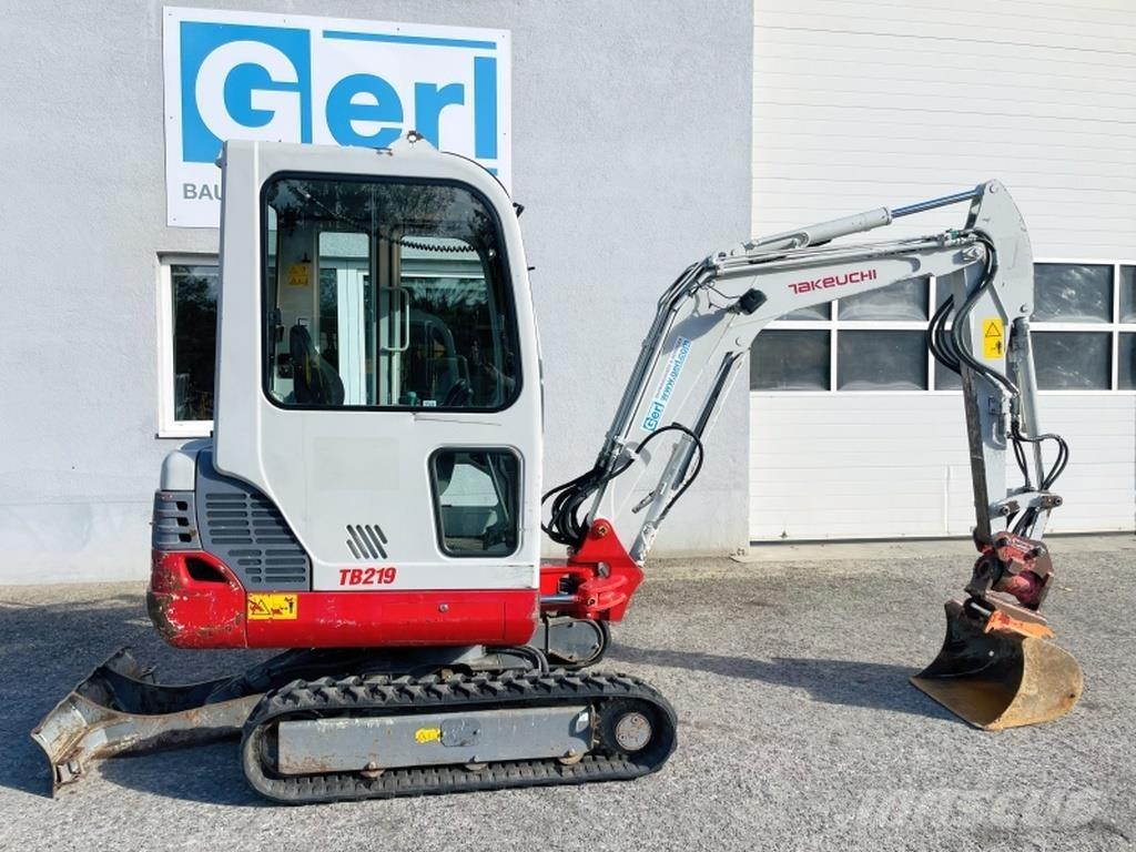 Takeuchi TB219 Mini ekskavatoriai < 7 t
