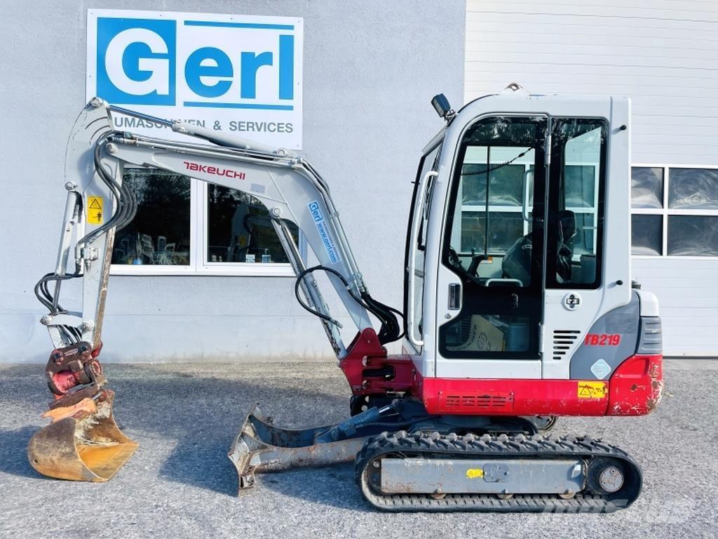 Takeuchi TB219 Mini ekskavatoriai < 7 t