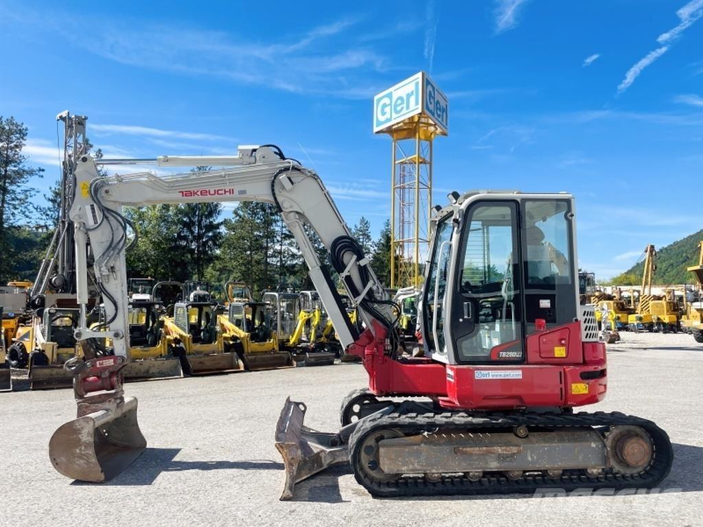Takeuchi TB280FR Mini ekskavatoriai < 7 t
