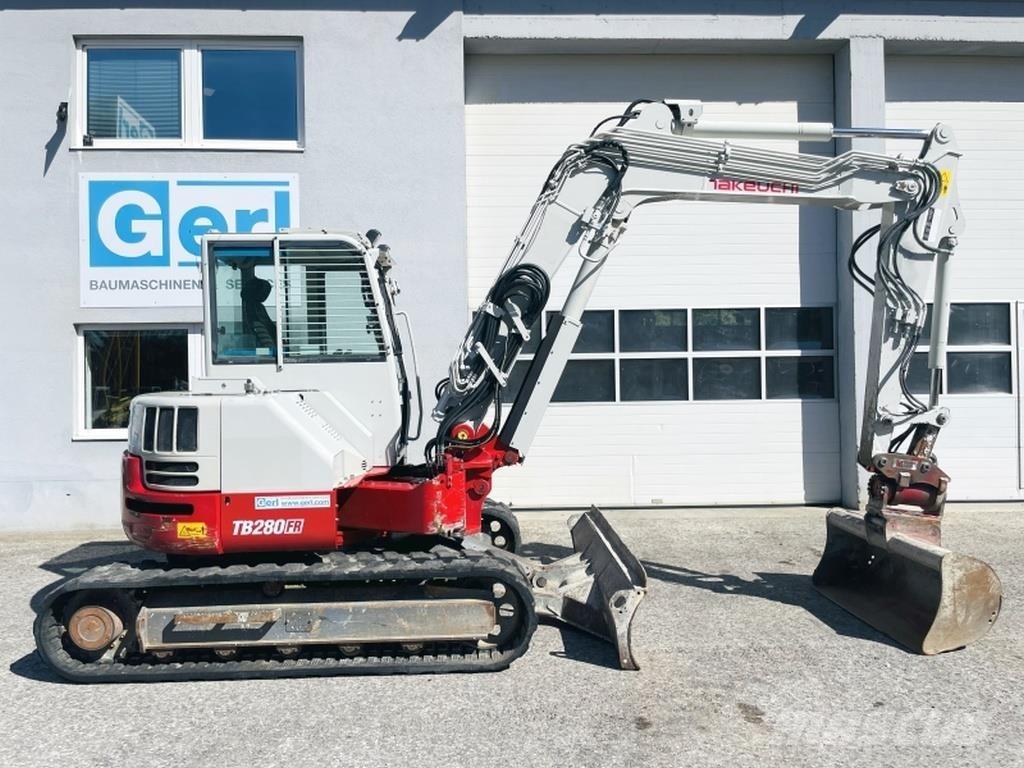 Takeuchi TB280FR Mini ekskavatoriai < 7 t