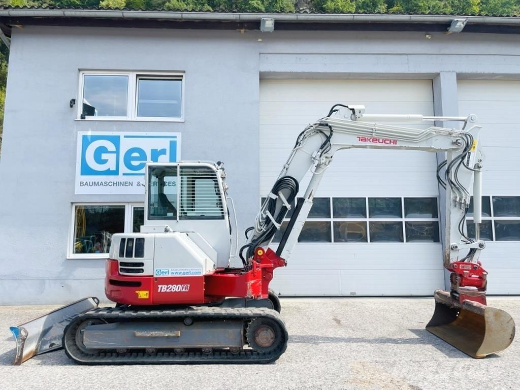 Takeuchi TB280FR Mini ekskavatoriai < 7 t
