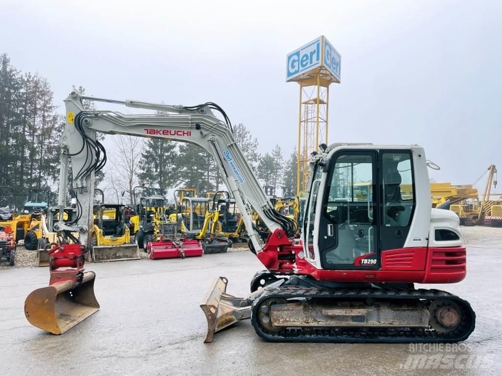 Takeuchi TB290 Mini ekskavatoriai < 7 t