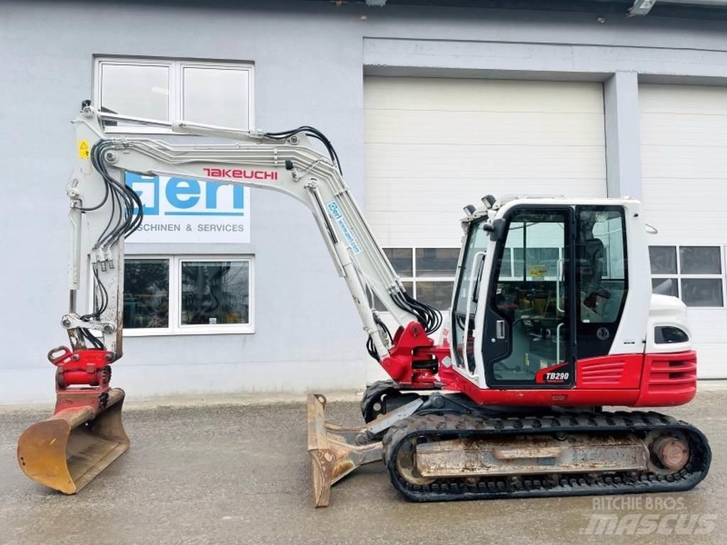 Takeuchi TB290 Mini ekskavatoriai < 7 t