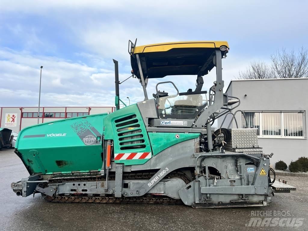 Vögele Super 1800-3i Asfalto klotuvai