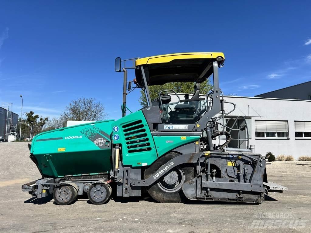 Vögele Super 1803-3i Asfalto klotuvai