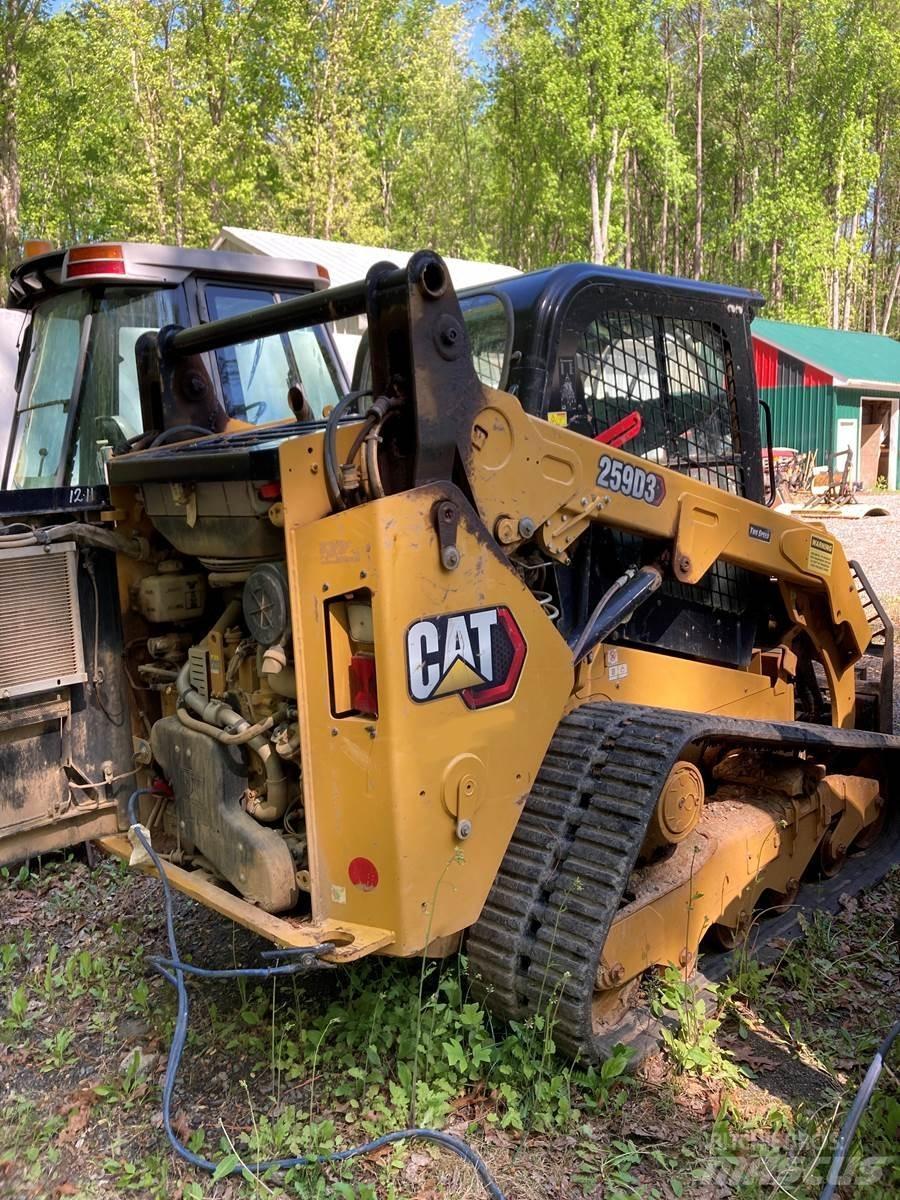 CAT 259D3 Krautuvai su šoniniu pasukimu