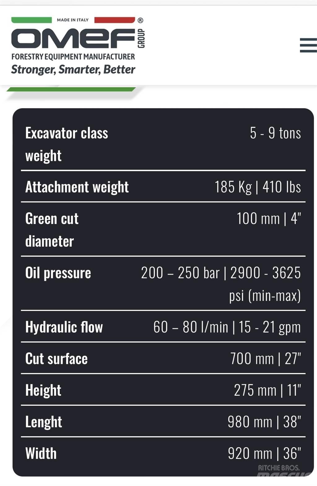  OMEF TRL-68 Miško mulčeriai