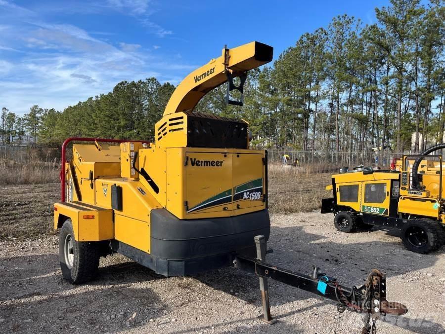 Vermeer BC1500 Medienos smulkintuvai