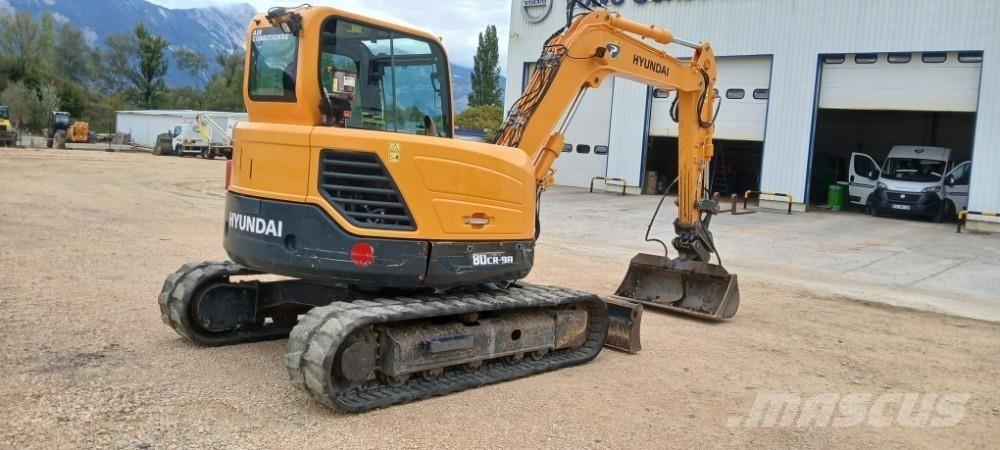 Hyundai R80CR-9A Vidutinės galios ekskavatoriai 7-12 t