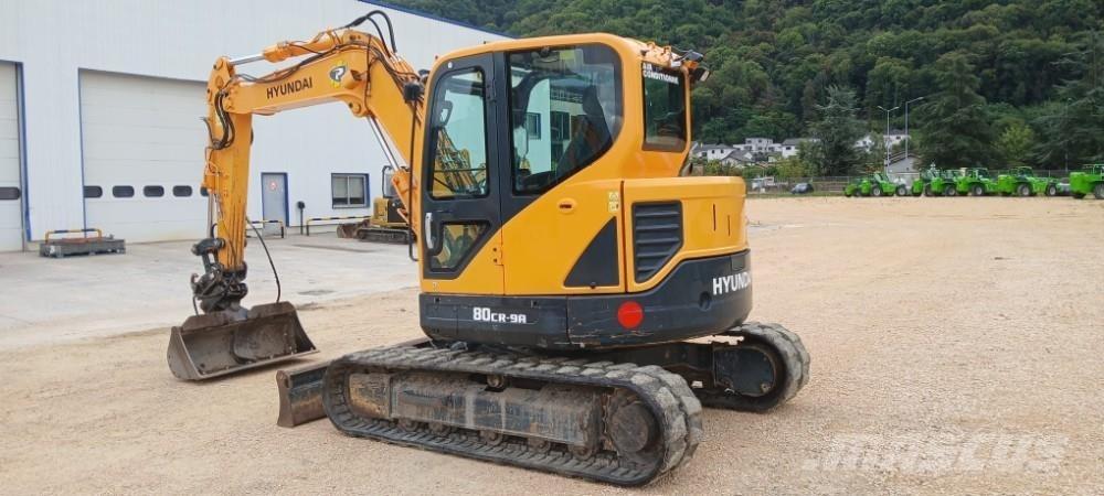 Hyundai R80CR-9A Vidutinės galios ekskavatoriai 7-12 t
