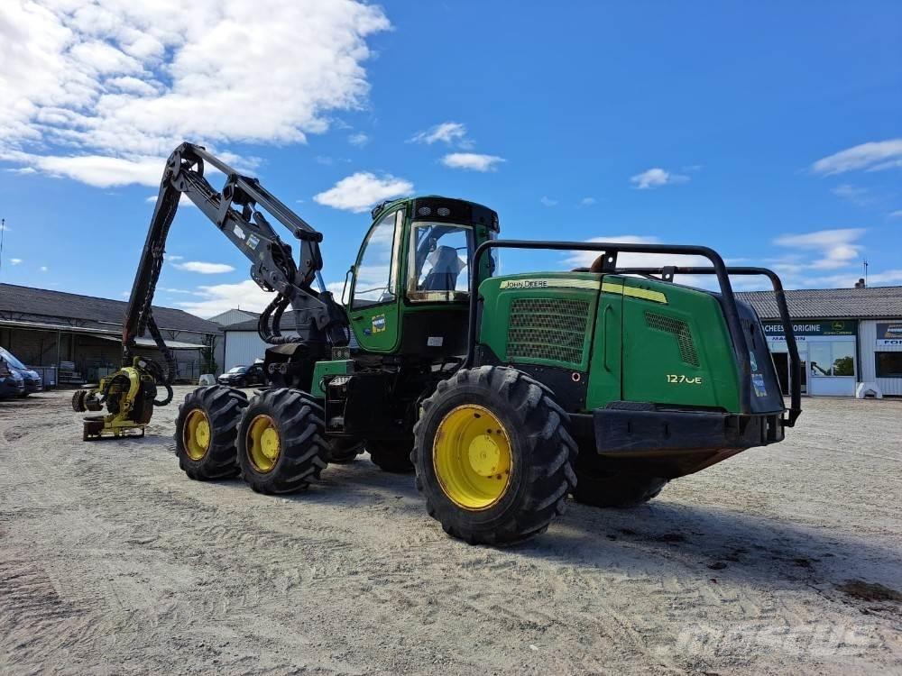 John Deere 1270E Miško pjovimo technika