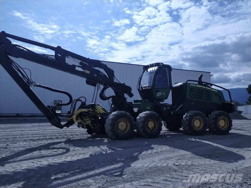 John Deere 1270G Miško pjovimo technika