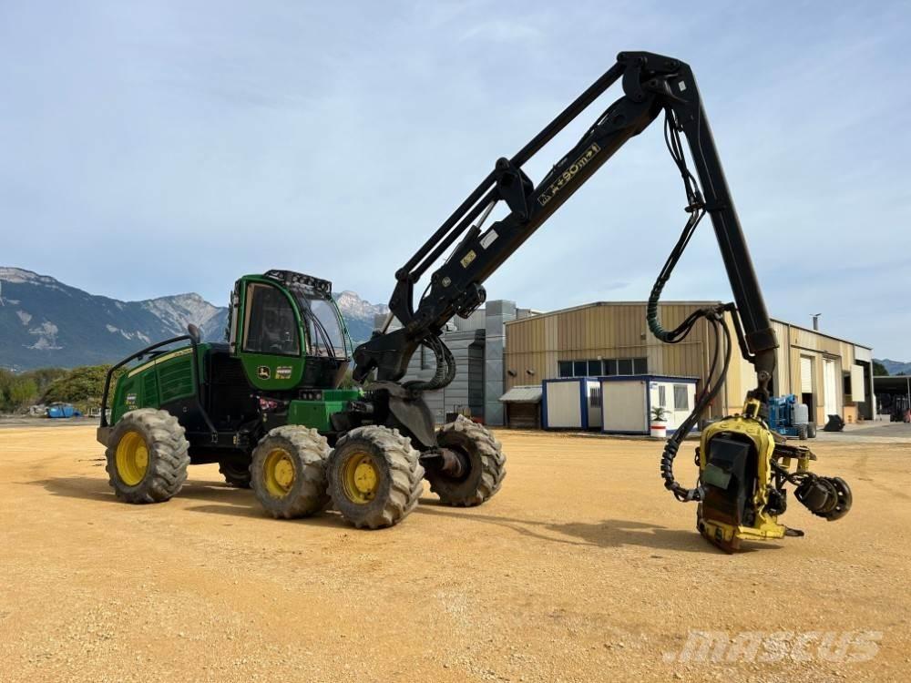 John Deere 1270G Miško pjovimo technika