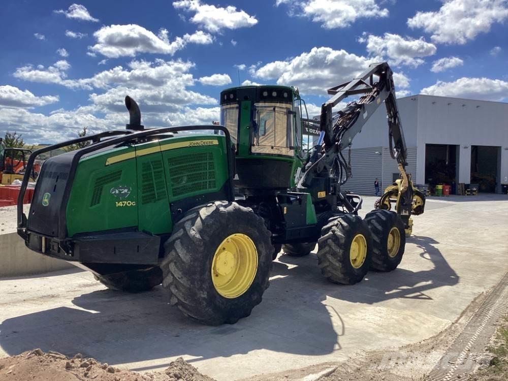 John Deere 1470G Miško pjovimo technika