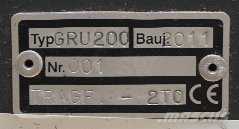 Gruma GRU 200 Kiti priedai ir komponentai