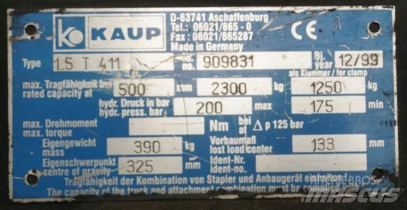Kaup 1,5T411 Kiti priedai ir komponentai