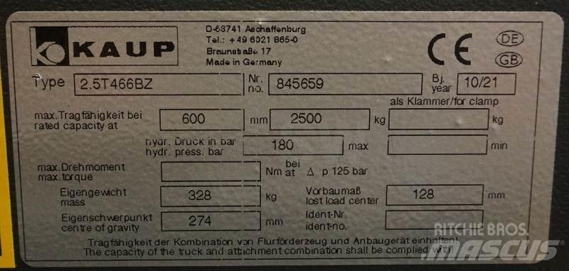 Kaup 2,5T466BZ Kiti priedai ir komponentai