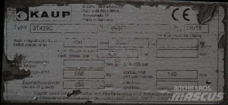 Kaup 3T429C Krovimas/Kėlimas - Kita