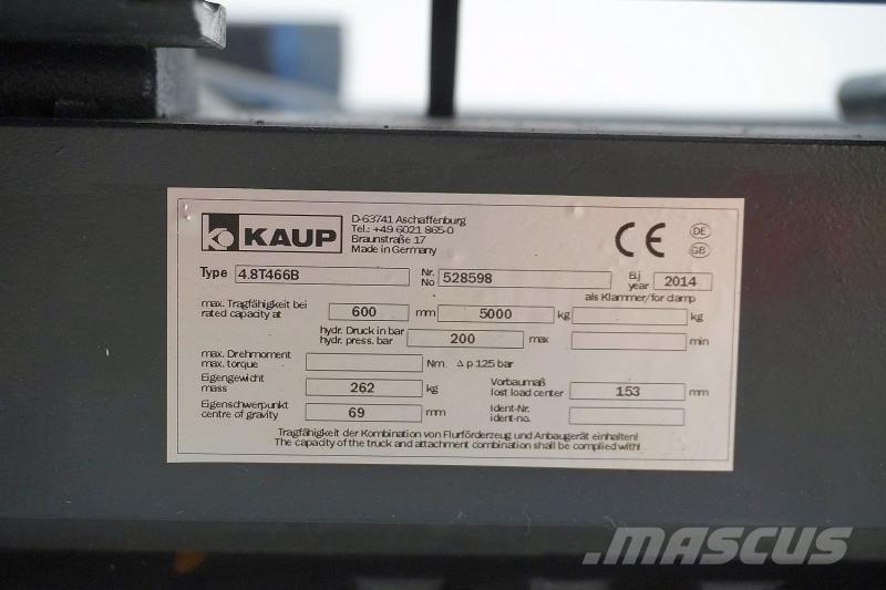 Kaup 4,8T 466B Kiti priedai ir komponentai