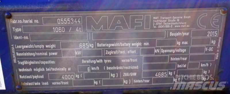Mafi 1060 / 4t Platformos / Pakrovimas iš šono