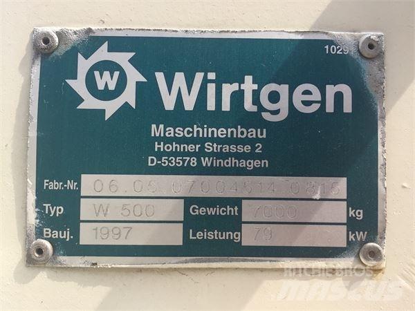 Wirtgen W500 Asfalto šalto frezavimo technika