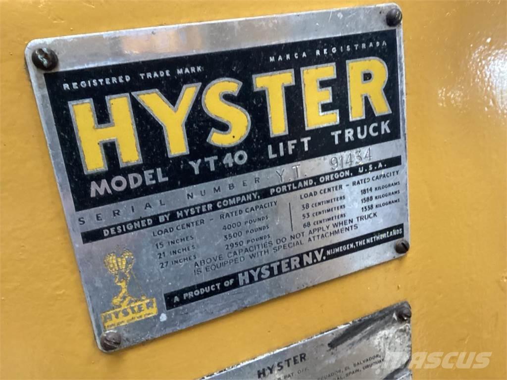 Hyster QC-20 Šakiniai krautuvai - Kita