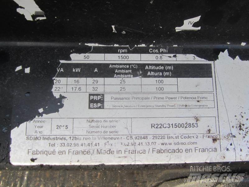 Sdmo R22 Dyzeliniai generatoriai