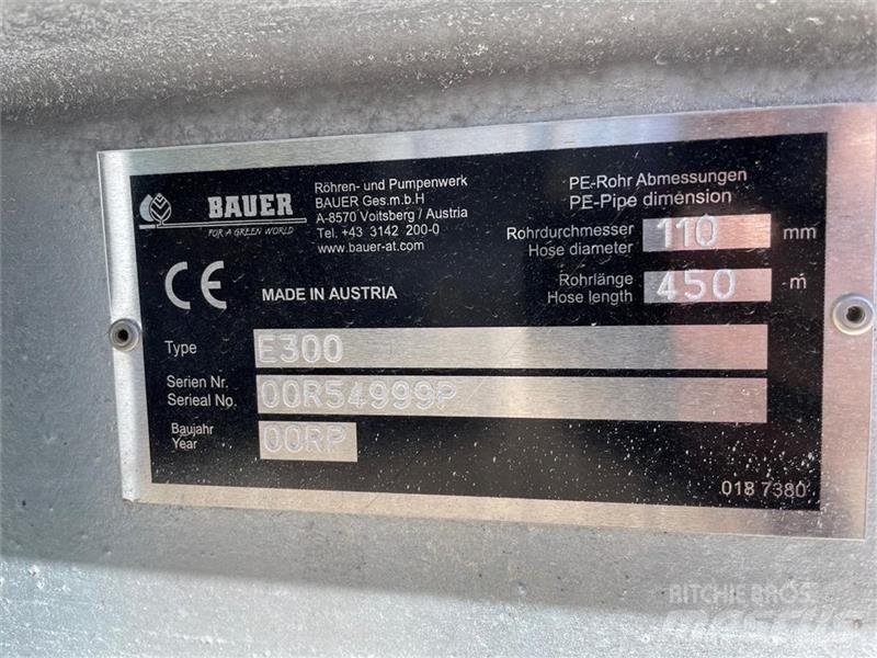 Bauer E 300 Drėkinimo sistemos