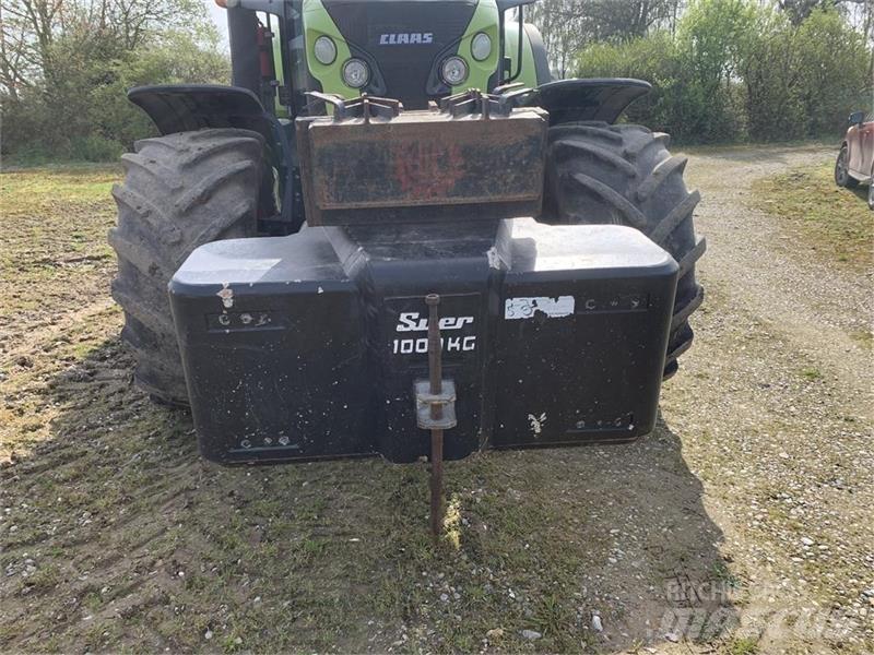  Suer 1000 kg. Priekiniai svoriai