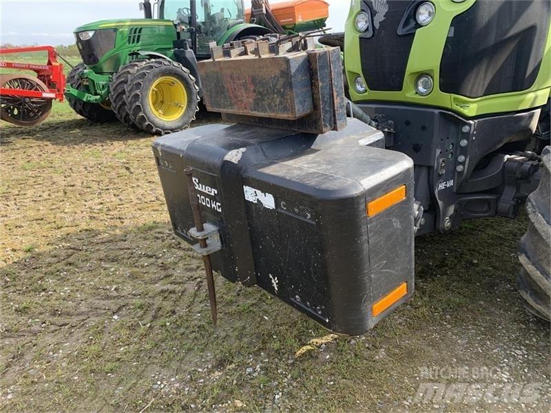  Suer 1000 kg. Priekiniai svoriai
