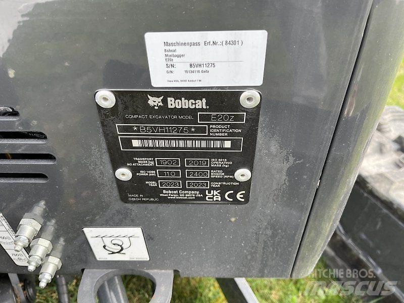 Bobcat E 20z Mini ekskavatoriai < 7 t