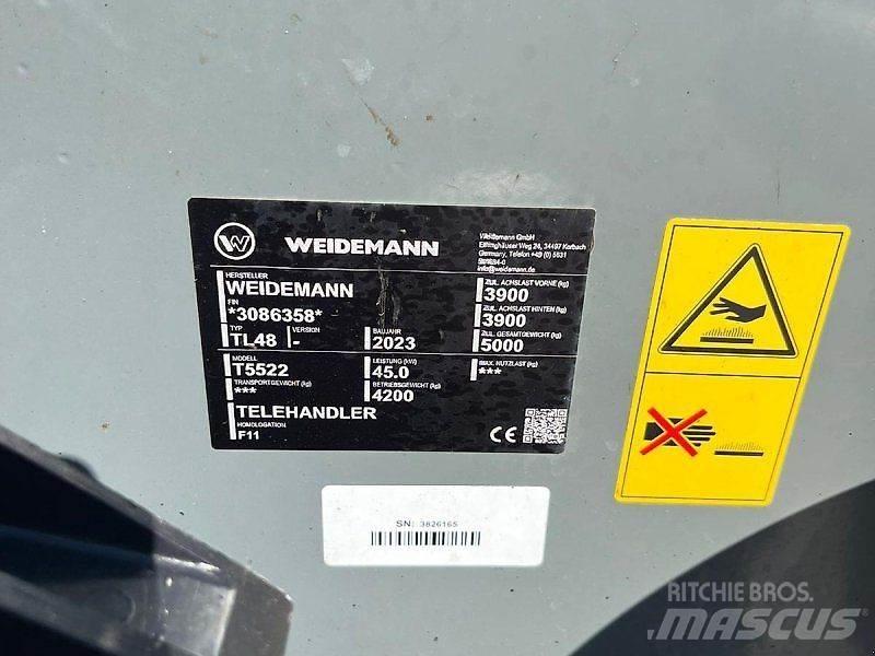 Weidemann T5522 Teleskopiniai krautuvai