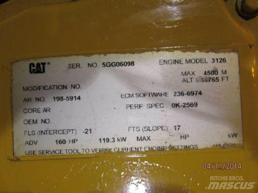 CAT 3126E Varikliai