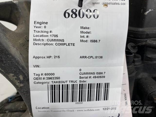 Cummins ISB6.7 Varikliai